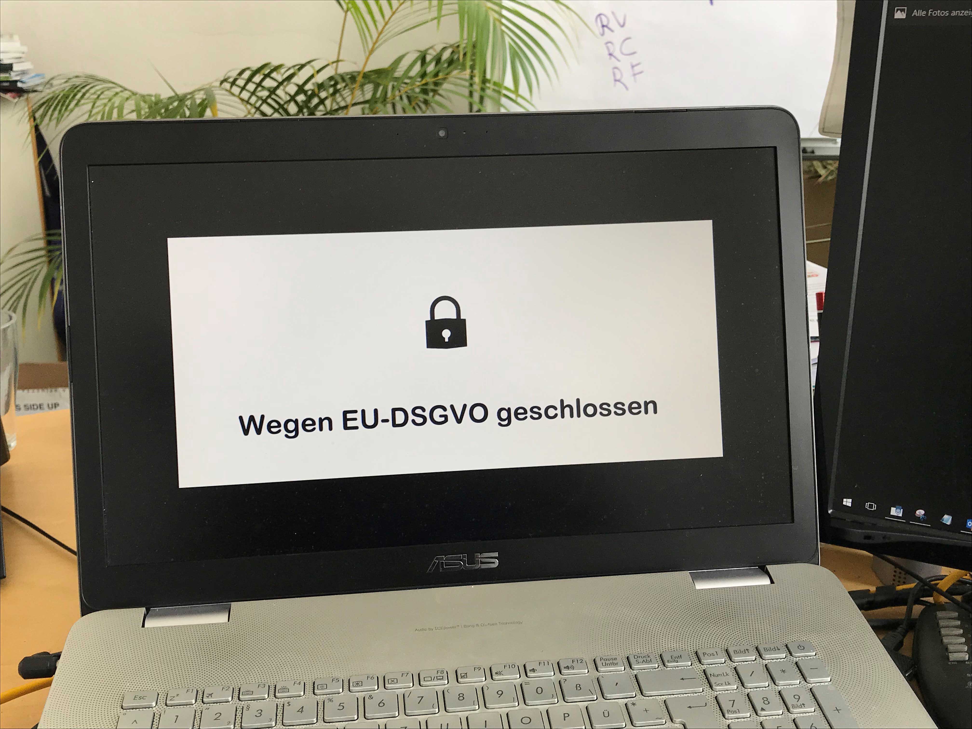 EU-DSGVO geschlossen EU-GDPR closed
